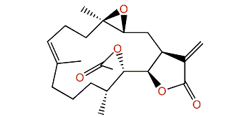 (7E,1S,3S,4R,12S,13R ,14R)-13-Acetoxy-3,4-epoxycembra-7,15-dien-16,14-olide